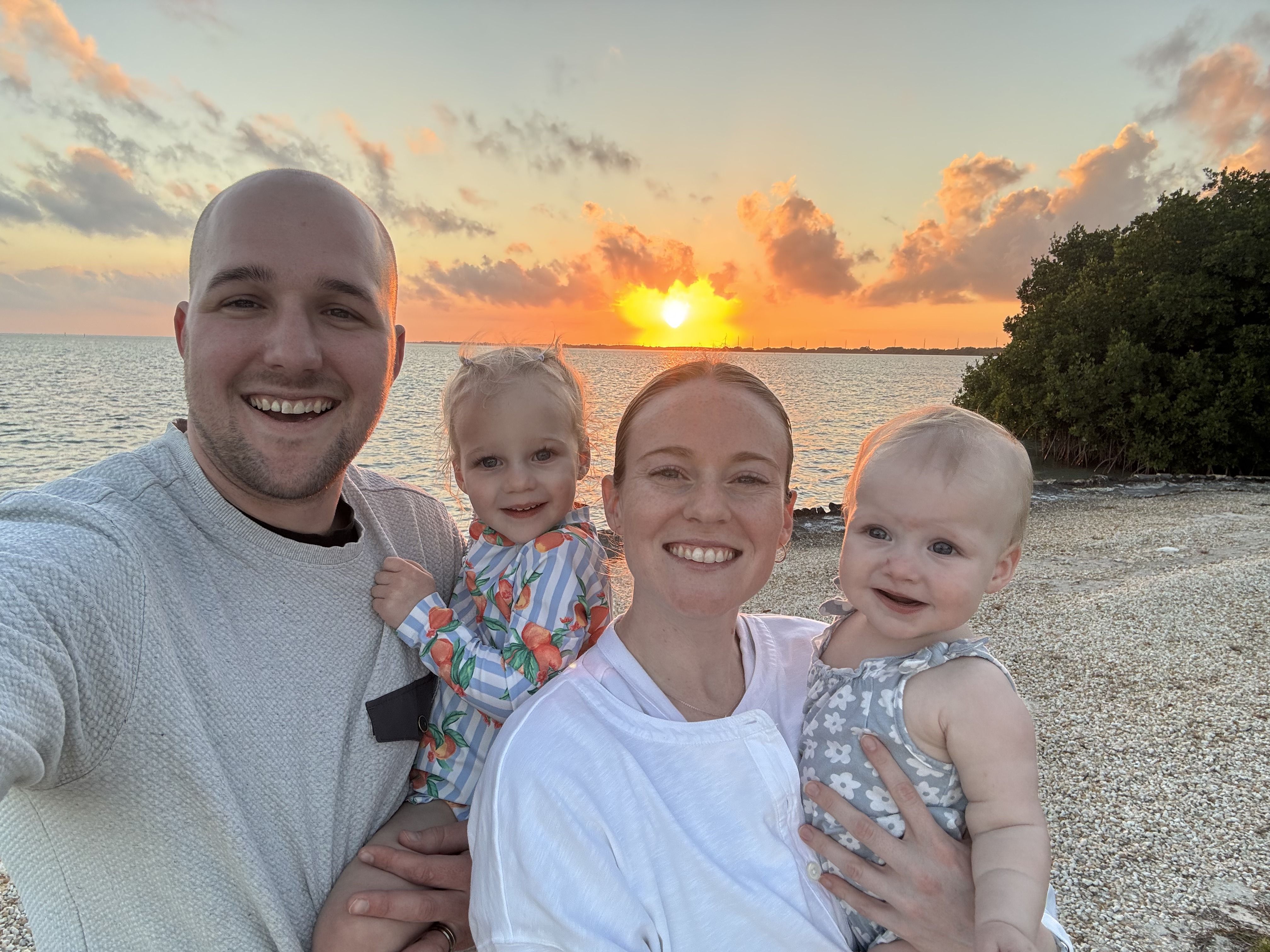Derek and Kristin Beitz with their two daughters
